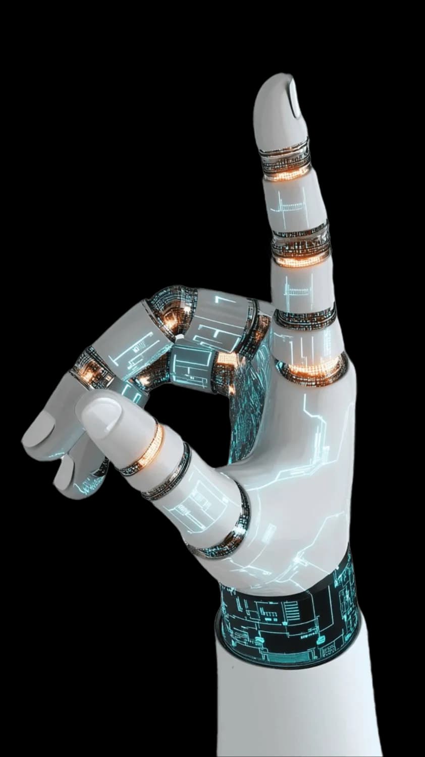 Profissional da IA Infinity trabalhando com tecnologia